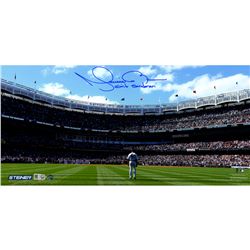 Mariano Rivera Signed Mo Day 8X17 Panoramic Photo W/ "Exit Sandman" Insc.