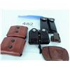 Image 1 : Laether magazine pouches and small auto belt holster