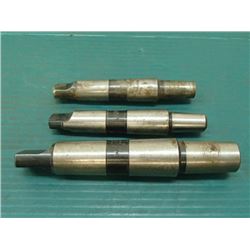 (2) #2 Morse Taper to #2 JT, (1) #3 Morse Taper to #3JT