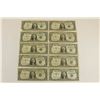 Image 1 : 10 ASSORTED 1957 $1 SILVER CERTIFICATES