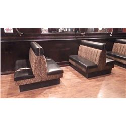 LOT OF 16 BOOTHS  / BENCHES