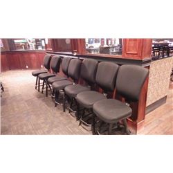 LOT OF 12 VLT STOOLS