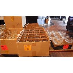 6 CASES OF VARIOUS BAR GLASSES