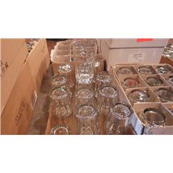 7 CASES OF VARIOUS BAR GLASSES