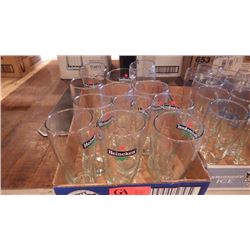 12 TRAYS OF VARIOUS BAR GLASSES