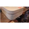 Image 1 : VARIOUS SIZED SALAD DRESSING BOWLS PLUS 21 PLASTIC SERVING TRAYS