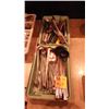 Image 1 : 2 TRAYS OF VARIOUS LADLES, KNIVES, SPOONS, ETC.