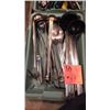 Image 2 : 2 TRAYS OF VARIOUS LADLES, KNIVES, SPOONS, ETC.