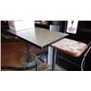 Image 2 : BAR HEIGHT DOUBLE PEDISTAL TABLE