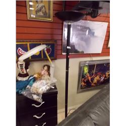 HALOGEN FLOOR LAMP - 6' TALL