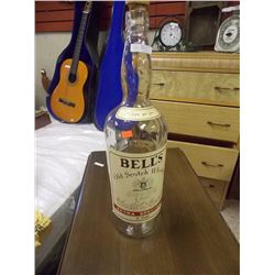 GLASS WHISKEY BOTTLE - 8 PINT