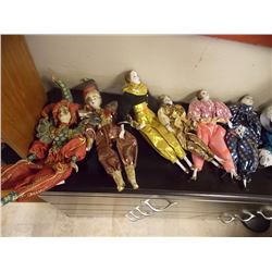 CLOWNS - 6 ASSORTED