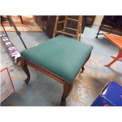 UPHOLSTERED STOOL - QUEEN ANNE LEGS