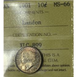 1901 10¢ ICCS MS-66 (TOP 5)