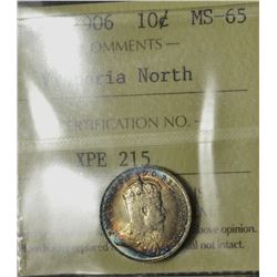 1906 10¢ ICCS MS-65 (TOP 10)