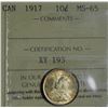 Image 2 : 1917 10¢ ICCS MS-65