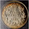 Image 1 : 1931 10¢ ICCS MS-65