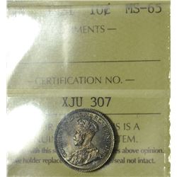 1931 10¢ ICCS MS-65