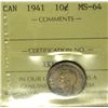 Image 2 : 1941 10¢ ICCS MS-64