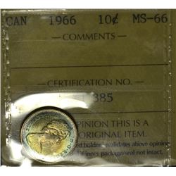 1966 10¢ ICCS MS-66