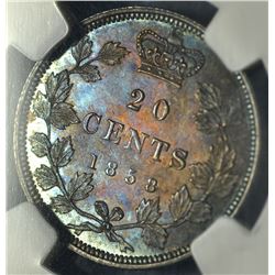 1858 20¢ NCG MS-64 (TOP 3)