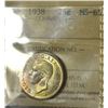 Image 1 : 1938 25¢ ICCS MS-65