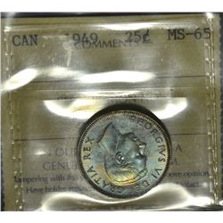 1949 25¢ ICCS MS-65