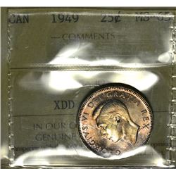 1949 25¢ ICCS MS-65