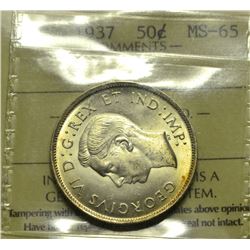 1937 50¢ ICCS MS-65
