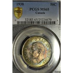 1938 50¢ PCGS MS-65 (TOP 2)