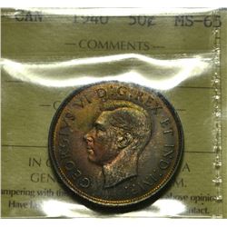 1940 50¢ ICCS MS-65