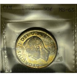 1949 50¢ ICCS MS-65