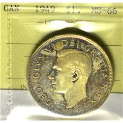 1949 $1 ICCS MS-66