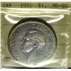 Image 2 : 1951 $1 ICCS MS-60