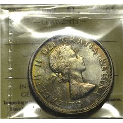 1962 $1 ICCS MS-65