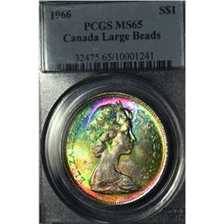 1966 $1 PCGS MS-65