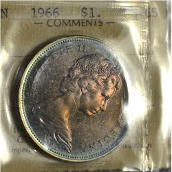 1966 $1 ICCS MS-65