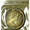 Image 2 : 1966 $1 ICCS MS-64