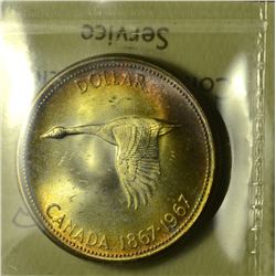 1967 $1 ICCS MS-64