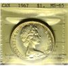 Image 1 : 1967 $1 ICCS MS-65