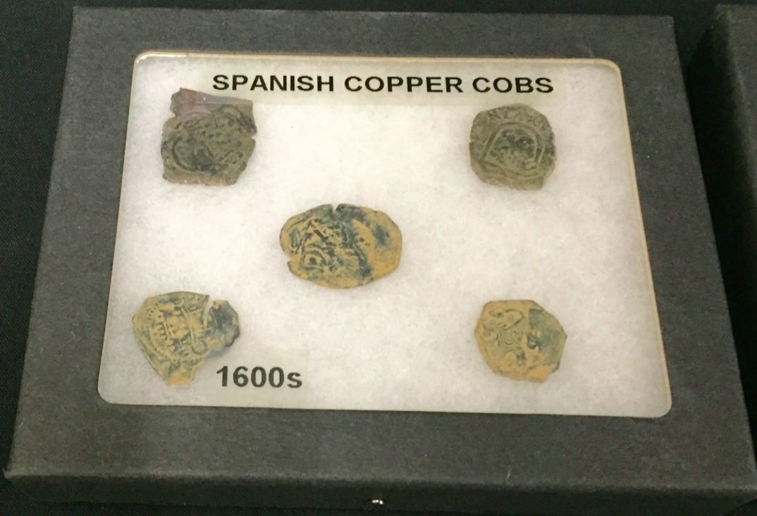 Circa 1600s Spanish Copper Coins
