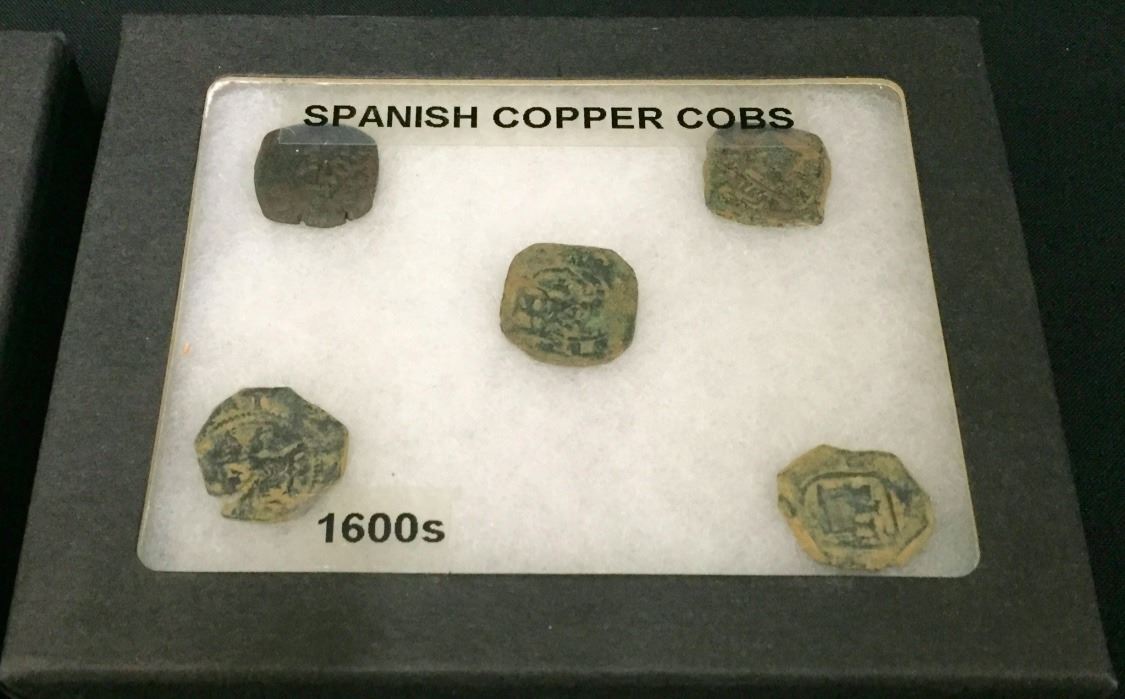 Circa 1600s Spanish Copper Coins