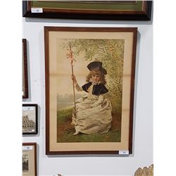 Print of Early Shepherdess