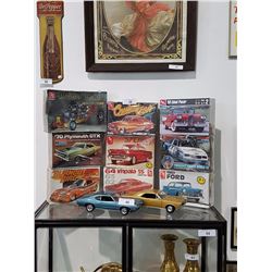9 NIB Model Car Kits