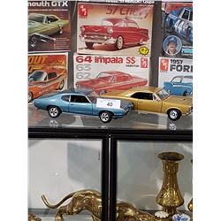 2 Ertl '66 '69 Pontiac GTO Diecast Cars