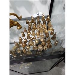 Lot of 50 Miniature Brass Bells