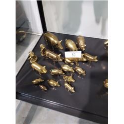 17 Brass Pigs