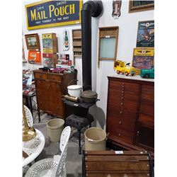Cast Iron Potbelly Stove On Stand