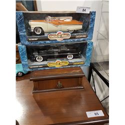 2 Nib American Muscle Diecast Cars