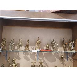 9 Brass Figures